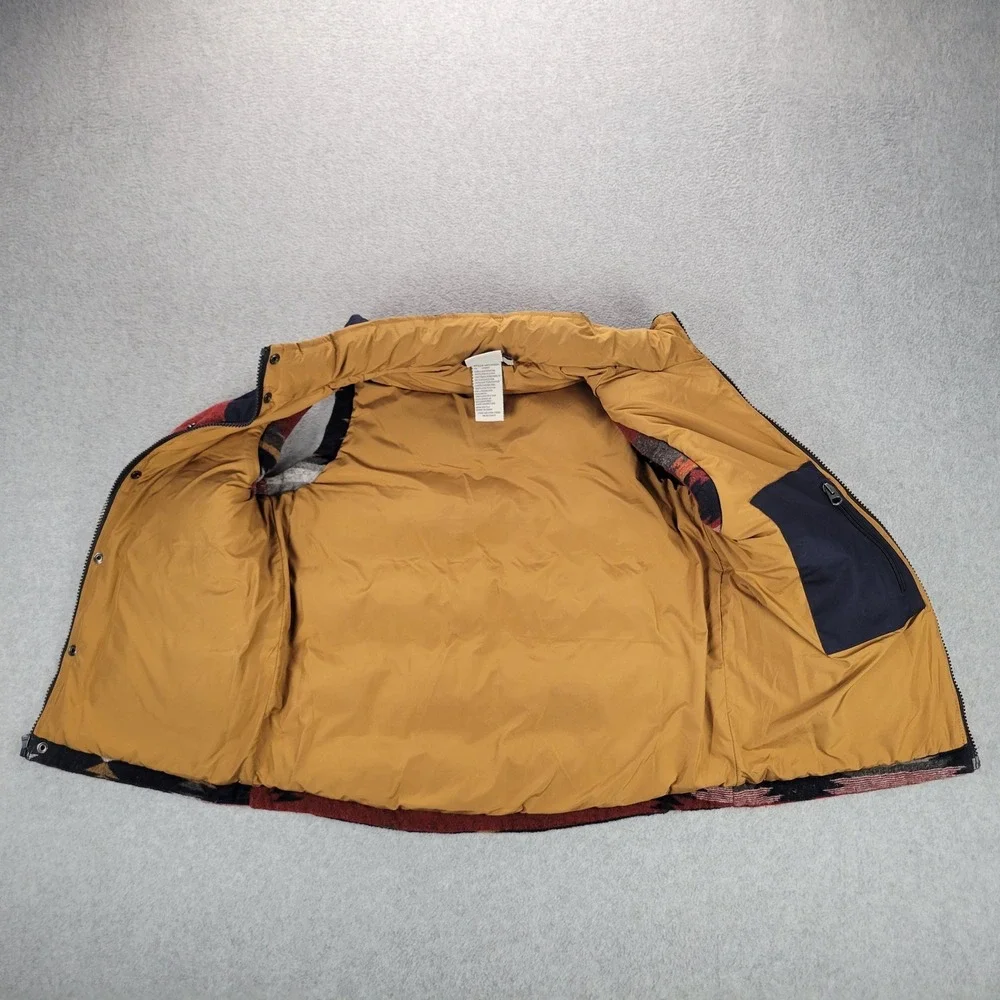 Cinch Boys Southwestern Puffer Vest Red‎ Navy Geometric MWV5090001 Size L 12